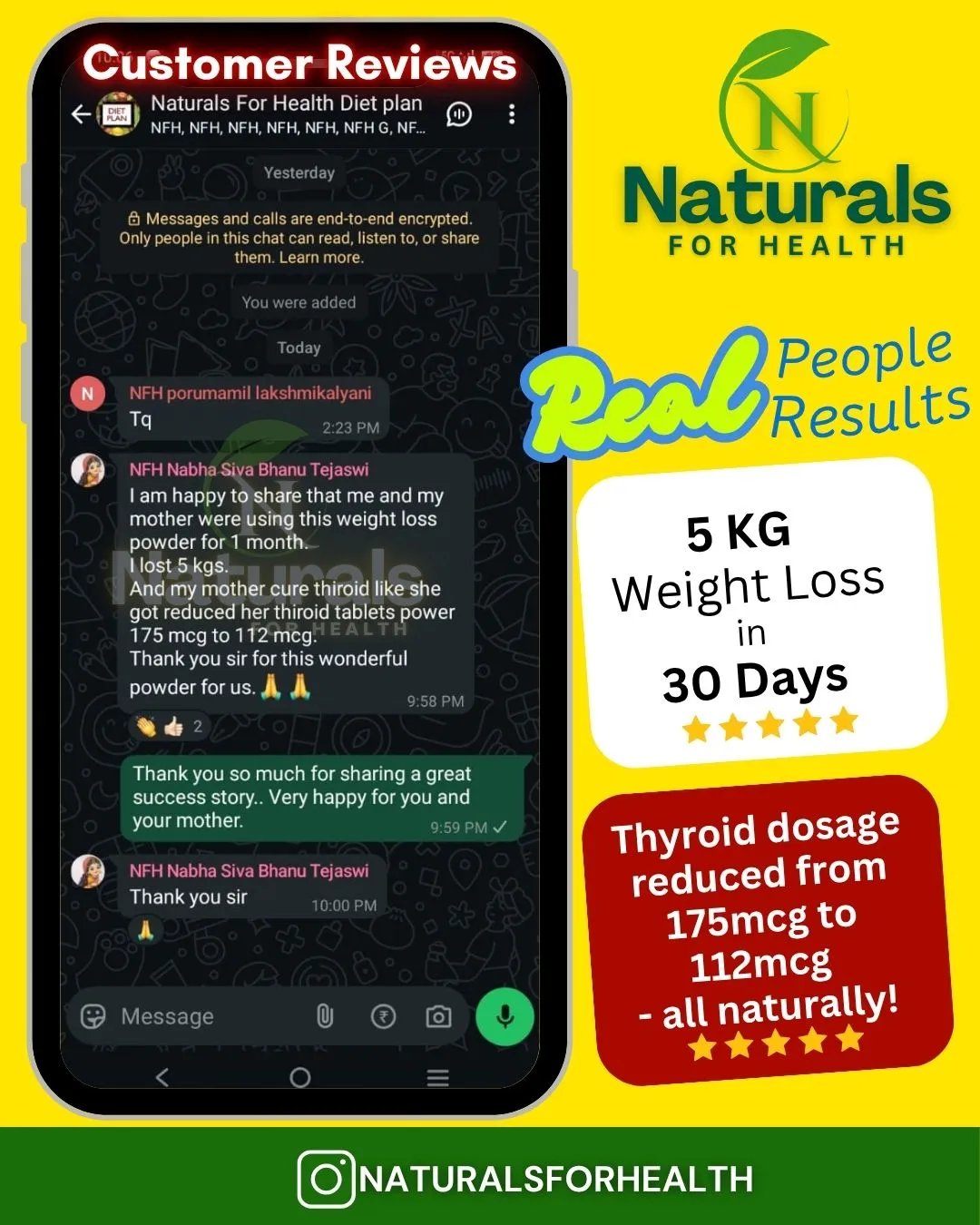 Weight Loss Reviews (7)