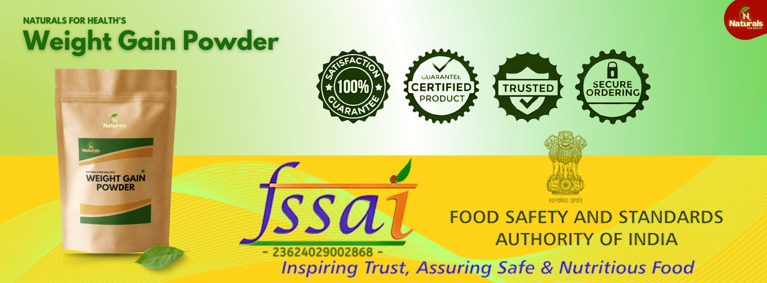 Naturals For Health - FSSAI Certified