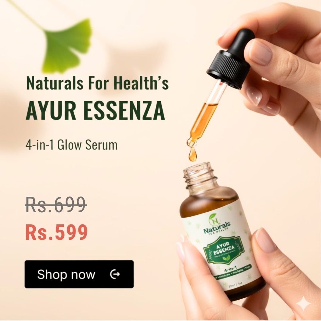 AyurEssenza - 4-in-1 face serum for Anti Agin, Anti Acne, Glow and Tone