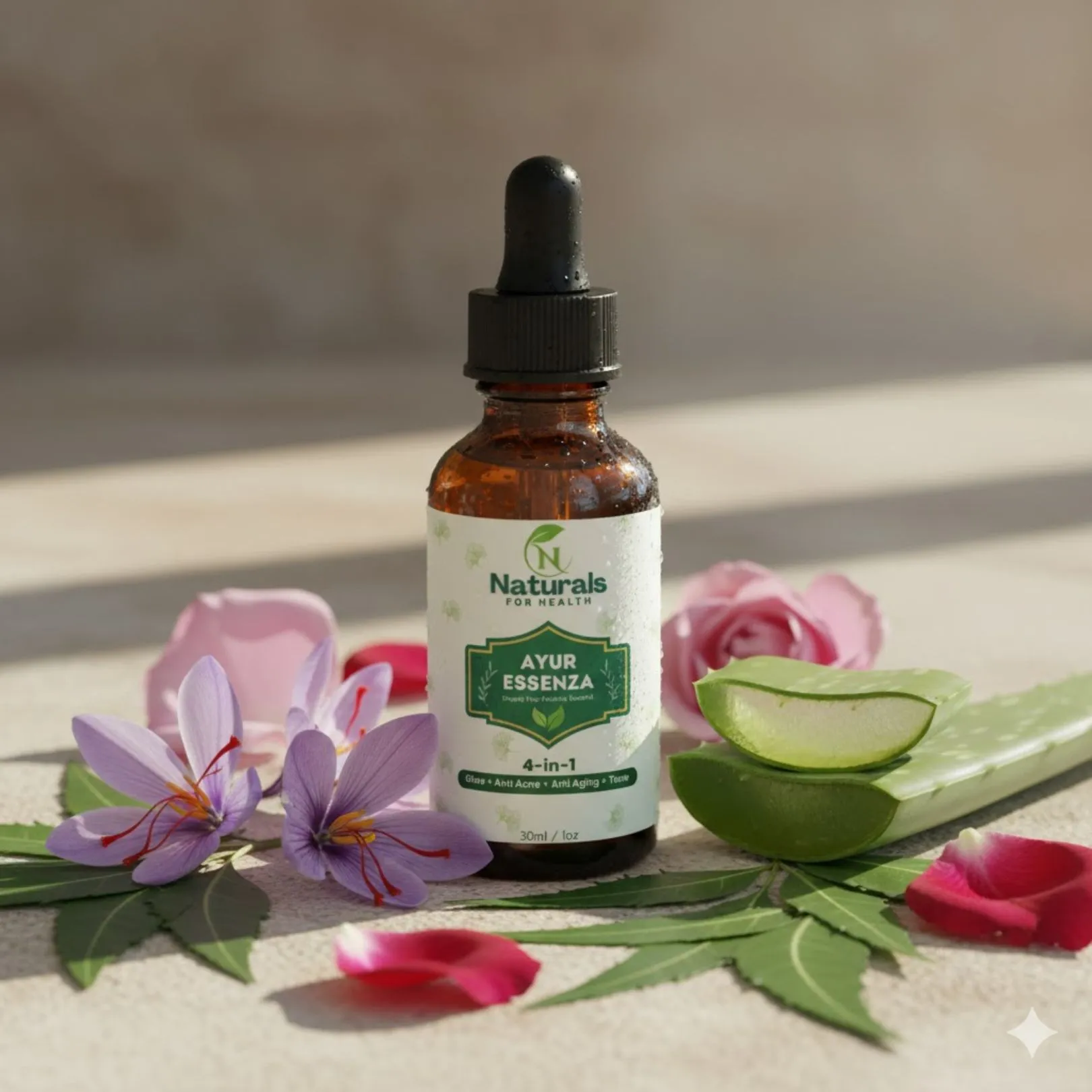 Naturals For Helaths Ayura Essenza Face Serum 2